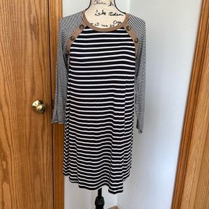 Striped Long Sleeve Dress